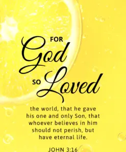 Christian Wallpaper - Lemon John 3:16