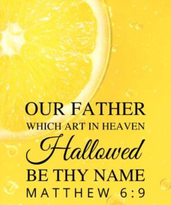 Christian Wallpaper – Lemon Matthew 6:9