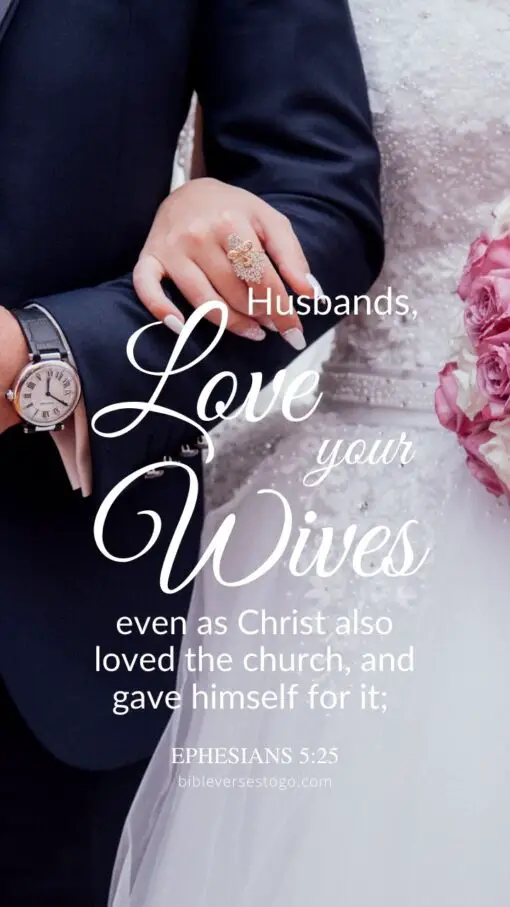 Christian Wallpaper - Love Your Wife Ephesians 5:25