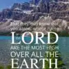 Christian Wallpaper - Majestic Lake Psalm 83:18