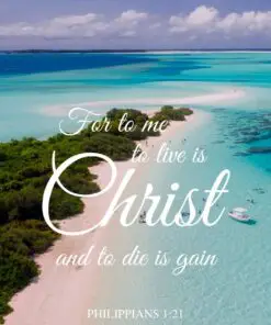 Christian Wallpaper - Maldives Philippians 1:21