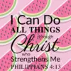 Christian Wallpaper – Melons Philippians 4:13