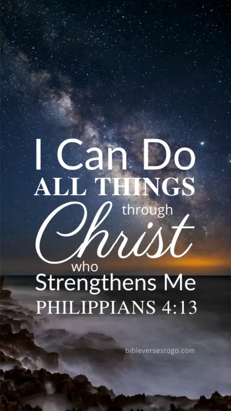 Milky Way Phil 4:13 – Encouraging Bible Verses