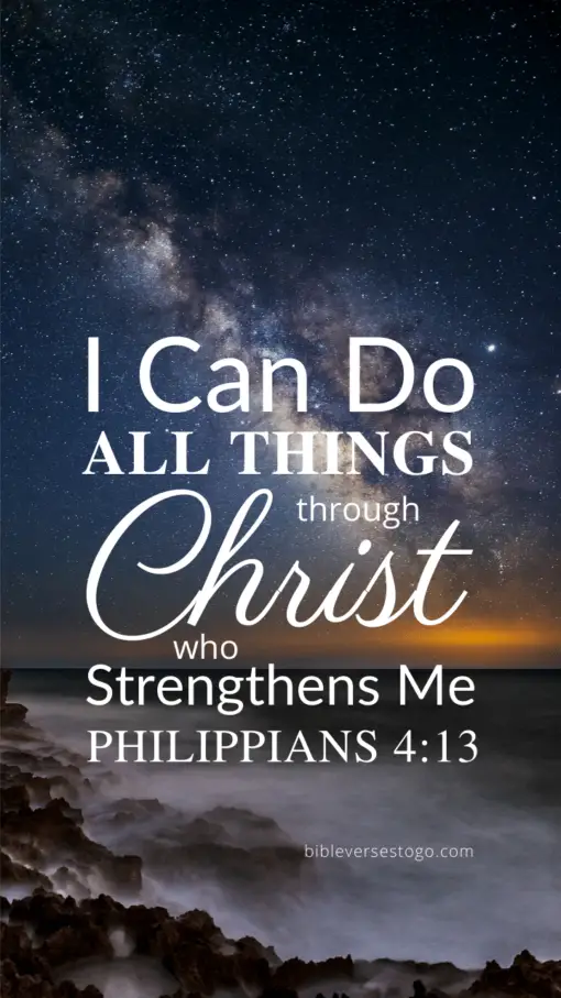 Christian Wallpaper – Milky Way Philippians 4:13