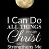 Christian Wallpaper - Moonlight Philippians 4:13