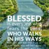 Christian Wallpaper - Mosel River Psalm 128:1-2