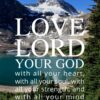 Christian Wallpaper - Mountain Lake Luke 10:27