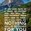 Christian Wallpaper - Mountain Majesty Matthew 17:20