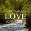 Christian Wallpaper - Mountain Rapids Mark 12:31