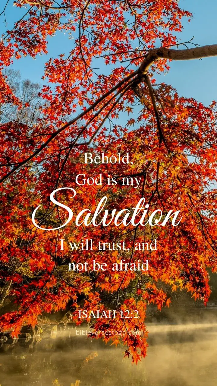 My Salvation Isaiah 12:2 – Encouraging Bible Verses