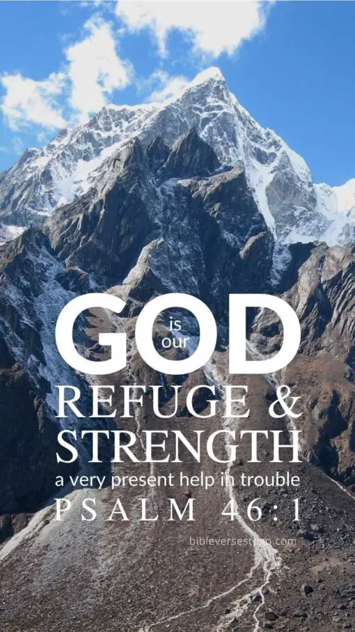 Christian Wallpaper - Nepal Mtns Psalm 46:1