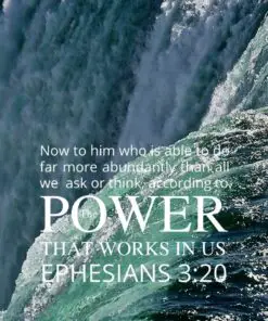 Christian Wallpaper - Niagara Falls Ephesians 3:20