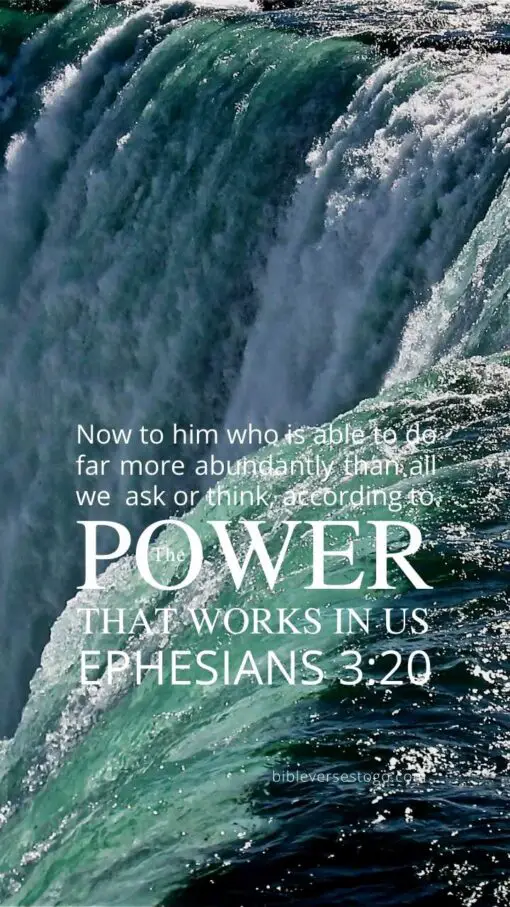Christian Wallpaper - Niagara Falls Ephesians 3:20