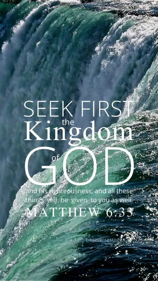Christian Wallpaper – Niagara Matthew 6:33
