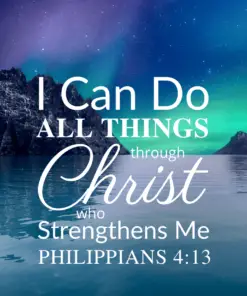 Christian Wallpaper - Northlight Philippians 4:13