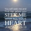 Christian Wallpaper - Ocean Sunset Jeremiah 29:11
