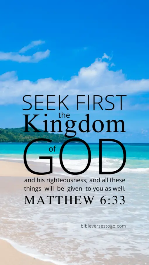 Christian Wallpaper – Paradise Matthew 6:33