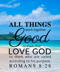 Christian Wallpaper – Paradise Romans 8:28