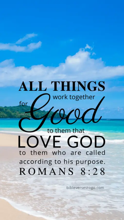 Christian Wallpaper – Paradise Romans 8:28