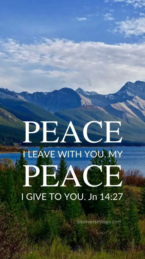 Christian Wallpaper - Peace John 14:27