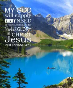 Philippians 4:19 - Supply Every Need - Bible Verses To Go