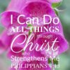 Christian Wallpaper – Pink Bells Philippians 4:13