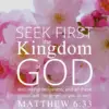 Christian Wallpaper – Pink Bloom Matthew 6:33