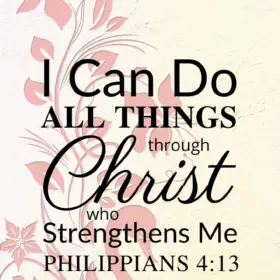 Pink Violet Philippians 4:6-7 – Encouraging Bible Verses