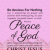 Christian Wallpaper – Pink Violet Philippians 4:6-7