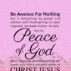 Christian Wallpaper – Pink Violet Philippians 4:6-7