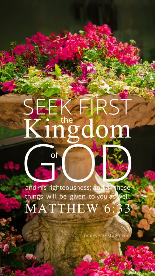 Christian Wallpaper – Planter Matthew 6:33