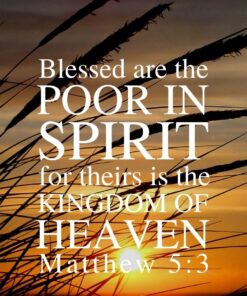 Christian Wallpaper - Poor in Spirit Matthew 5:3