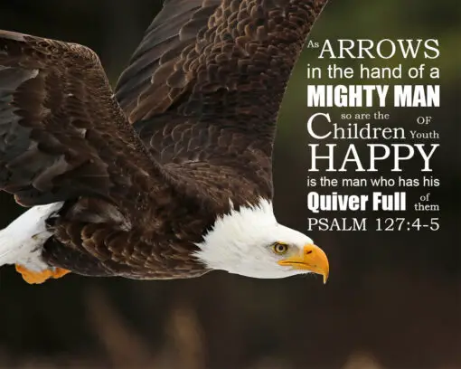 Psalm 127:4-5 - Children as Arrows - Bible Verses To Go