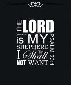 Psalm 23:1 - Lord My Shepherd - Bible Verses To Go