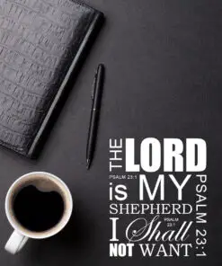 Psalm 23:1 - Lord My Shepherd - Bible Verses To Go