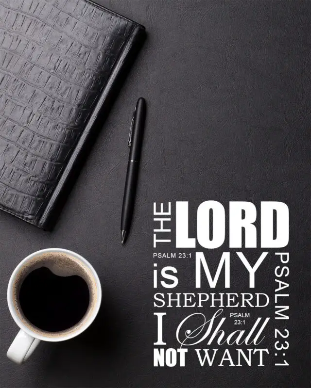 Psalm 23:1 – Lord My Shepherd – Encouraging Bible Verses