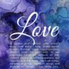 Christian Wallpaper – Purple 1 Corinthians 13:4-8