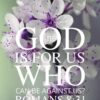 Christian Wallpaper - Purple n White Romans 8:31