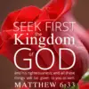 Christian Wallpaper – Rec Rose Matthew 6:33