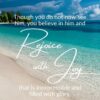 Christian Wallpaper - Rejoice With Joy 1 Peter 1:8
