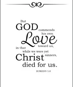 Romans 5:8 - Christ Died for Us - Bible Verses To Go