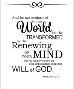 Romans 12:2 - Renewing of Your Mind - Bible Verses To Go