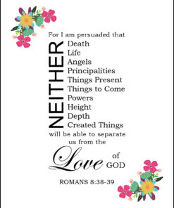 Romans 8:38-39 - Nothing Separates Us - Bible Verses To Go