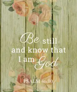 Christian Wallpaper – Rosewood Psalm 46:10