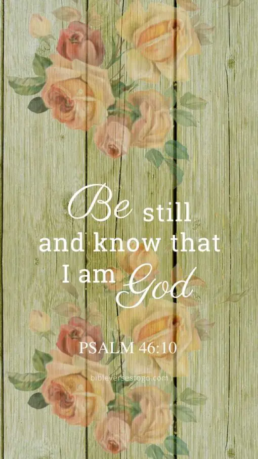 Christian Wallpaper – Rosewood Psalm 46:10