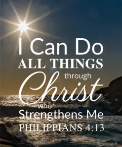 Christian Wallpaper – Sealight Philippians 4:13