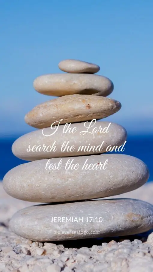 Christian Wallpaper - Search the Mind Jeremiah 17:10