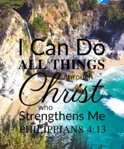 Christian Wallpaper - Seaside2 Philippians 4:13