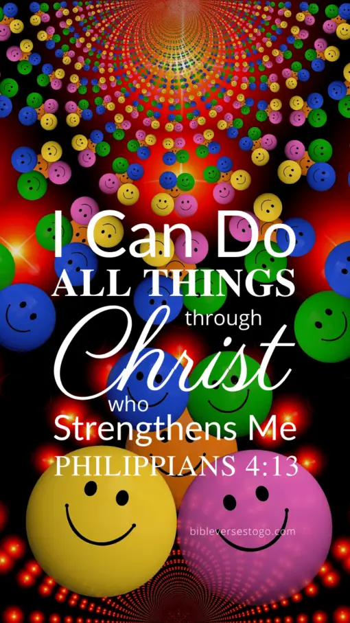 Christian Wallpaper – Smiley Philippians 4:13