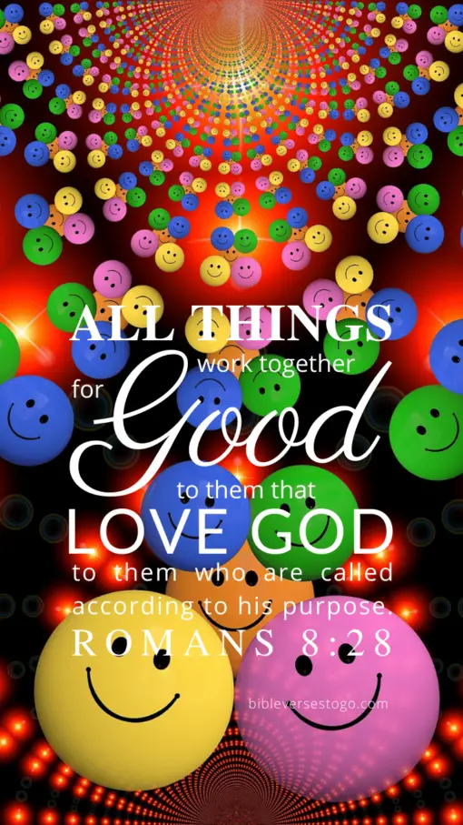 Christian Wallpaper – Smiley Romans 8:28